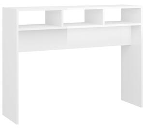 VidaXL Konzolni stol visoki sjaj bijeli 105 x 30 x 80 cm od iverice