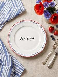 Sinsay - Keramički tanjur s natpisom Bonjour