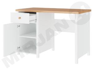Zondo Pisaći stol KS (bijela + hrast nash). 1058475