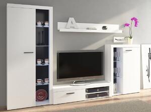 Zondo.hr Set za dnevni boravak Rokara (bijela) (LED rasvjeta). 1058618