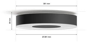 Xamento PHILIPS HUE LED STROPNA SVJETILJKA M CRNA 2000-6500K IP44 8719514452251