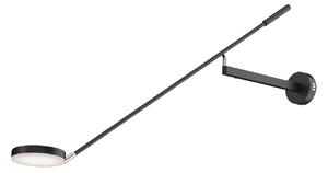 Maytoni LED zidna lampa Fad, crna, metal 100 cm podesiva