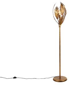 Vintage podna lampa zlatna 70 cm - Botanica