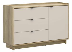 Komoda Lorlivo 100Hrast, Kašmir, S ladicama i vratima, 86x134x42cm