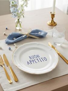 Sinsay - Keramički tanjur s natpisom Buon Appetito