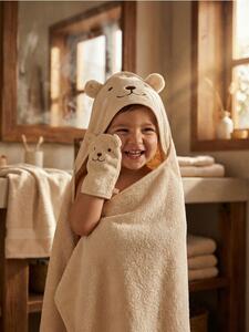 Sinsay - Ručnik s kapuljačom i krpicom s motivom medvjedića