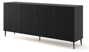 Zondo.hr Komoda Rawy 3D3S (crna + crna). Akcija -11%. 1061131