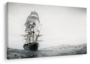 Slika - Brod koji plovi oceanom (90x60 cm)
