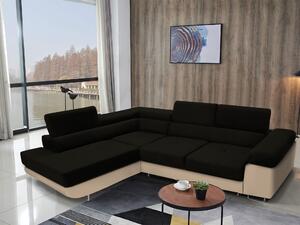 Zondo.hr Kutna garnitura Ascend L (crna + bež) (L). Akcija -20%. 1061861