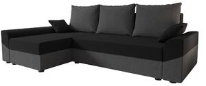Zondo.hr Kutna garnitura Dusk L (crna + siva) (L). Akcija -20%. 1061912