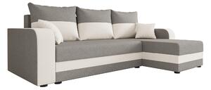 Zondo.hr Kutna garnitura Harmony L Bis (svijetlosiva + bijela) (D). Akcija -20%. 1062020