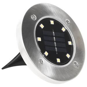 VidaXL Solarne podne svjetiljke 8 kom s LED žaruljama RGB