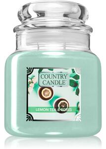 Country Candle Lemon Tea & Roses mirisna svijeća 510 g