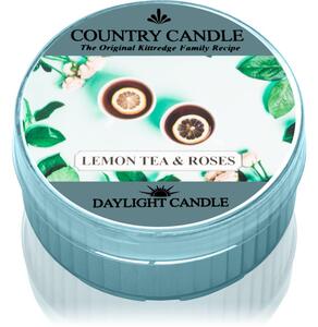 Country Candle Lemon Tea & Roses čajna svijeća 42 g