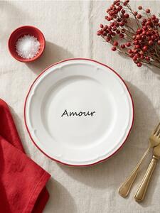 Sinsay - Keramički tanjur s natpisom Amour