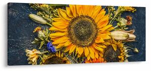 Slika - Jesensko cvijeće (120x50 cm)