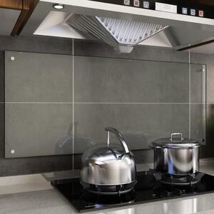 VidaXL Kuhinjska zaštita od prskanja prozirna 120x50 cm kaljeno staklo