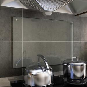 VidaXL Kuhinjska zaštita od prskanja prozirna 70x50 cm kaljeno staklo