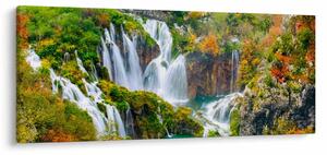 Slika - Nacionalni park Plitvička jezera (120x50 cm)