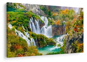 Slika - Nacionalni park Plitvička jezera (90x60 cm)