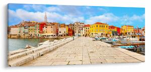 Slika - Stari istarski grad Poreč, Hrvatska (120x50 cm)