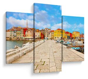 Slika - Stari istarski grad Poreč, Hrvatska (90x60 cm)