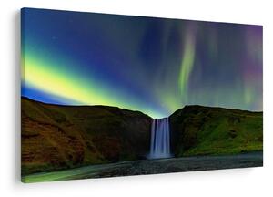 Slika - Aurora Borealis na Islandu (90x60 cm)