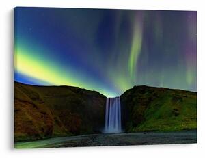 Slika - Aurora Borealis na Islandu (70x50 cm)