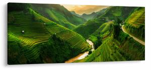 Slika - Mu Cang Chai rižine terase (120x50 cm)