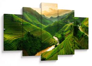Slika - Mu Cang Chai rižine terase (150x105 cm)