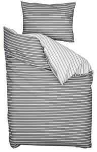 Pamučna posteljina Caprivi siva hotelski džep Dimenzije posteljine: 70 x 90 cm | 140 x 220 cm