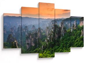 Slika - Nacionalni šumski park Zhangjiajie (150x105 cm)