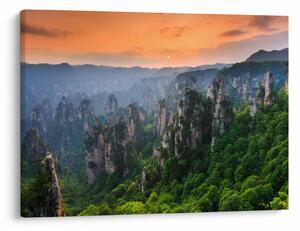 Slika - Nacionalni šumski park Zhangjiajie (70x50 cm)