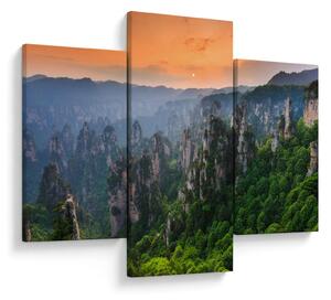 Slika - Nacionalni šumski park Zhangjiajie (90x60 cm)