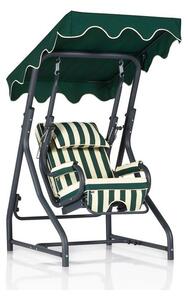 Floriane Garden Vrtna stolica za ljuljanje, višebojno boja, Camellia Tek Kişilik Salıncak Yeşil Krem - 2