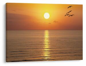 Slika - Zalazak sunca iznad oceana (70x50 cm)