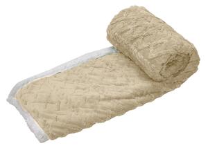 Luksuzna bež janjeća deka od mikropliša ORNAMENTS, 150x200 cm