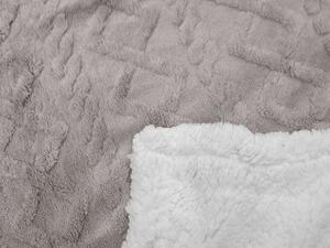 Luksuzna svijetlosiva janjeca deka od mikropliša ORNAMENTS, 150x200 cm Dimenzije: 150 x 200 cm