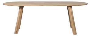 Blagovaonski stol od punog hrasta 90x220 cm Tablo – WOOOD