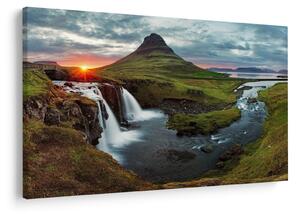 Slika - Kirkjufell na zalasku sunca (90x60 cm)