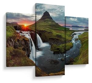 Slika - Kirkjufell na zalasku sunca (90x60 cm)