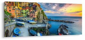 Slika - Mediteransko selo (120x50 cm)