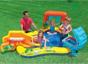INTEX bazen na napuhavanje Dinosaur Play Center 249x191x109 cm 57444NP