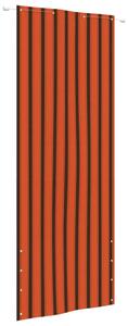 VidaXL Balkonski zastor narančasto-smeđi 80 x 240 cm od tkanine Oxford