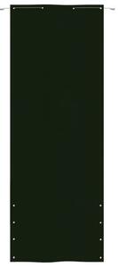 VidaXL Balkonski zastor tamnozeleni 80 x 240 cm od tkanine Oxford