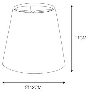 Kapa za lanenu stezaljku smeđa 12 cm okrugla