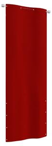 VidaXL Balkonski zastor crveni 80 x 240 cm od tkanine Oxford
