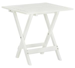 VidaXL Bistro stol bijeli 46 x 46 x 47 cm masivno bagremovo drvo