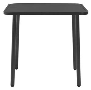VidaXL Vrtni stol tamno sivi 80 x 80 x 72 cm čelik