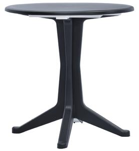 VidaXL Vrtni stol antracit 70 cm plastični